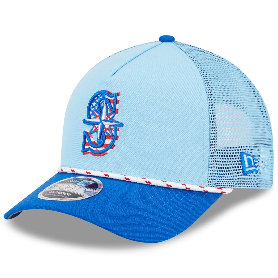 MLB マリナーズ キャップ 2025 独立記念 Fourth of July 9FORTY A-Frame M-Crown トラッカー メッシュ ニューエラ/New Era