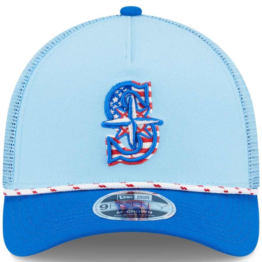 MLB マリナーズ キャップ 2025 独立記念 Fourth of July 9FORTY A-Frame M-Crown トラッカー メッシュ ニューエラ/New Era