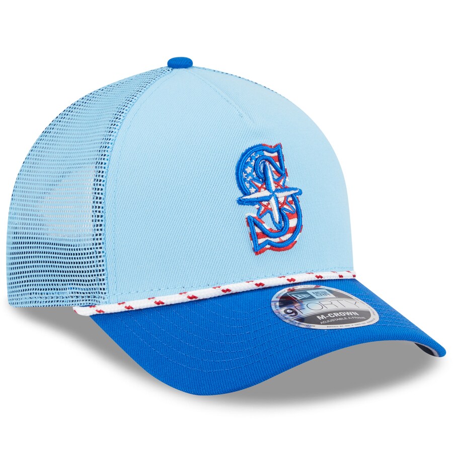 MLB マリナーズ キャップ 2025 独立記念 Fourth of July 9FORTY A-Frame M-Crown トラッカー メッシュ ニューエラ/New Era