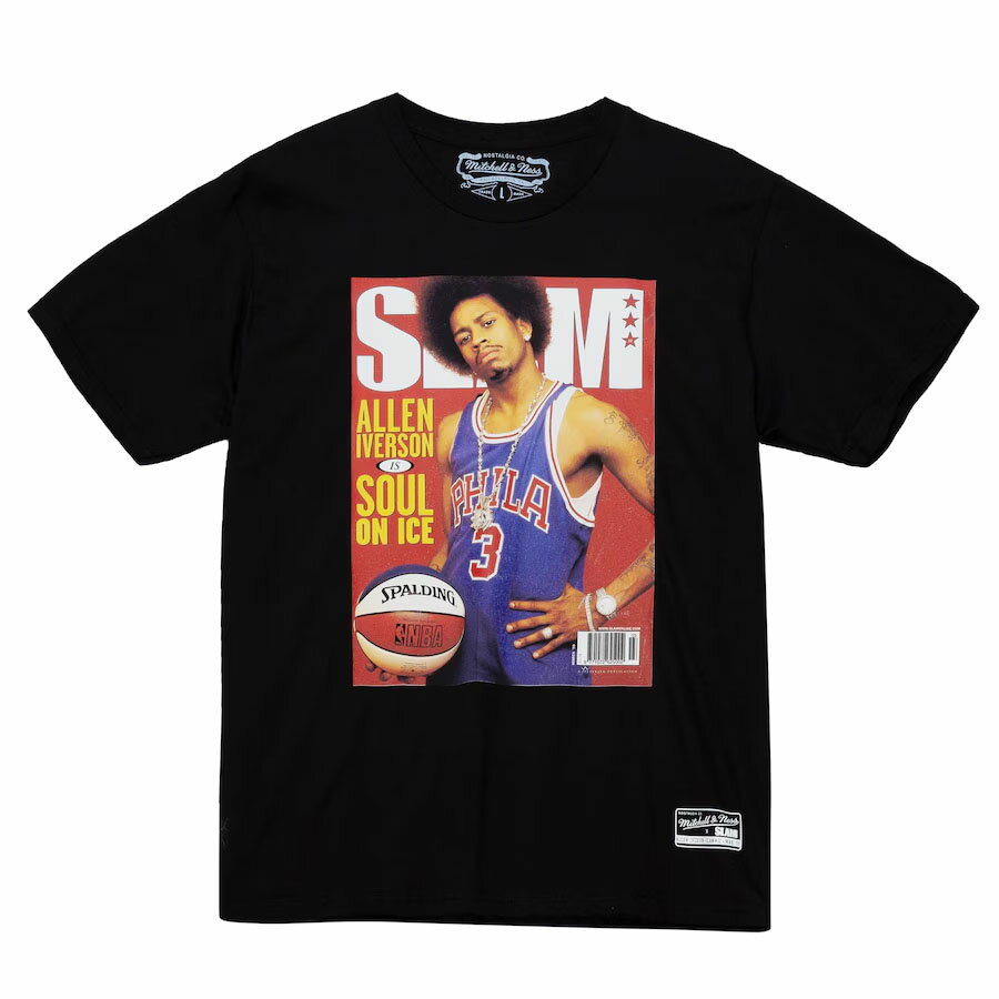 Rakuten - NBA アレン・アイバーソン 76ers Tシャツ 雑誌SLAM Graphic Tee ミッチェル＆ネス/Mitchell & Ness ブラック