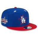 MLB ドジャース キャップ オールスターゲーム2025 ワークアウト 9FIFTY Snapback ニューエラ/New Era ブルー レッド(4)