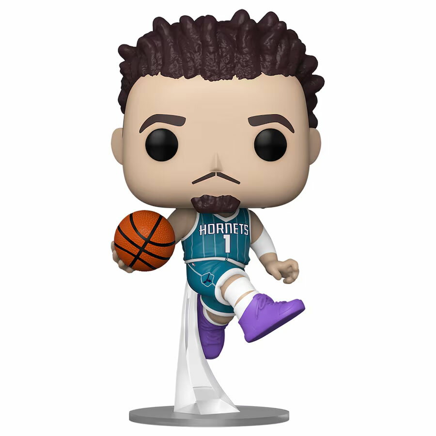 乐天商城 - NBA ラメロ・ボール シャーロット・ホーネッツ フィギュア ファンコ Pop! Collectible Figure Funko ティール（アイコン）