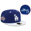 MLB 大谷翔平 ドジャース キャップ 【海外カスタム】オールスターゲーム2025 59FIFTY サイン刺繍 ニューエラ/New Era ロイヤル ホワイト