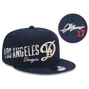 MLB 大谷翔平 ドジャース キャップ 【海外カスタム】シティーコネクト Logo&Wordwark 9FIFTY サイン刺繍 ニューエラ/New Era