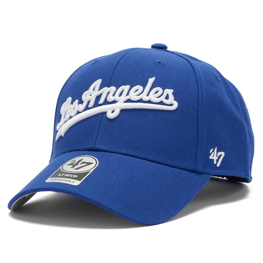 Rakuten - MLB ドジャース キャップ Script MVP Cap 47Brand Royal(Los Angeles)