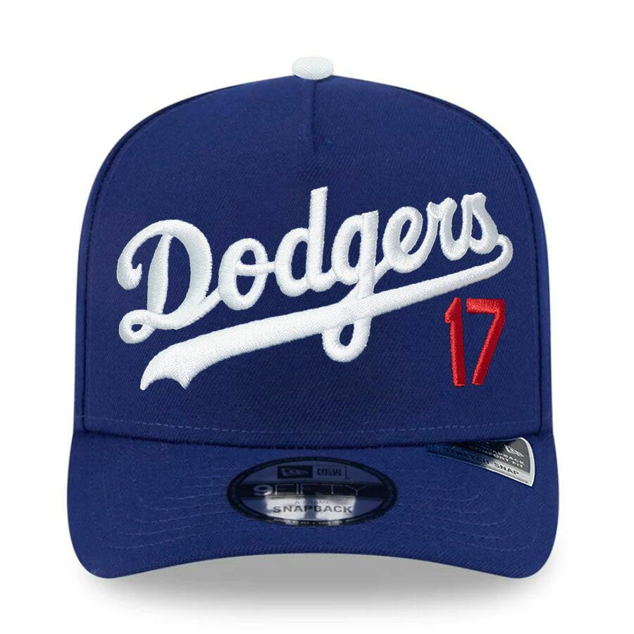 樂天商城 - MLB 大谷翔平 ドジャース キャップ 【現地買付】Dodgers Jersey 9FIFTY Snapback Cap ニューエラ/New Era ロイヤル