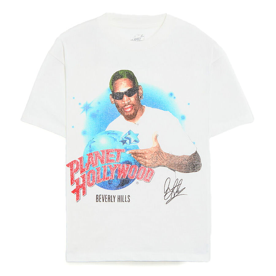 乐天商城 - NBA デニス・ロッドマン Tシャツ 【現地買付】Beverly Hills T-Shirt ロッドマンアパレル Rodman Apparel ホワイト