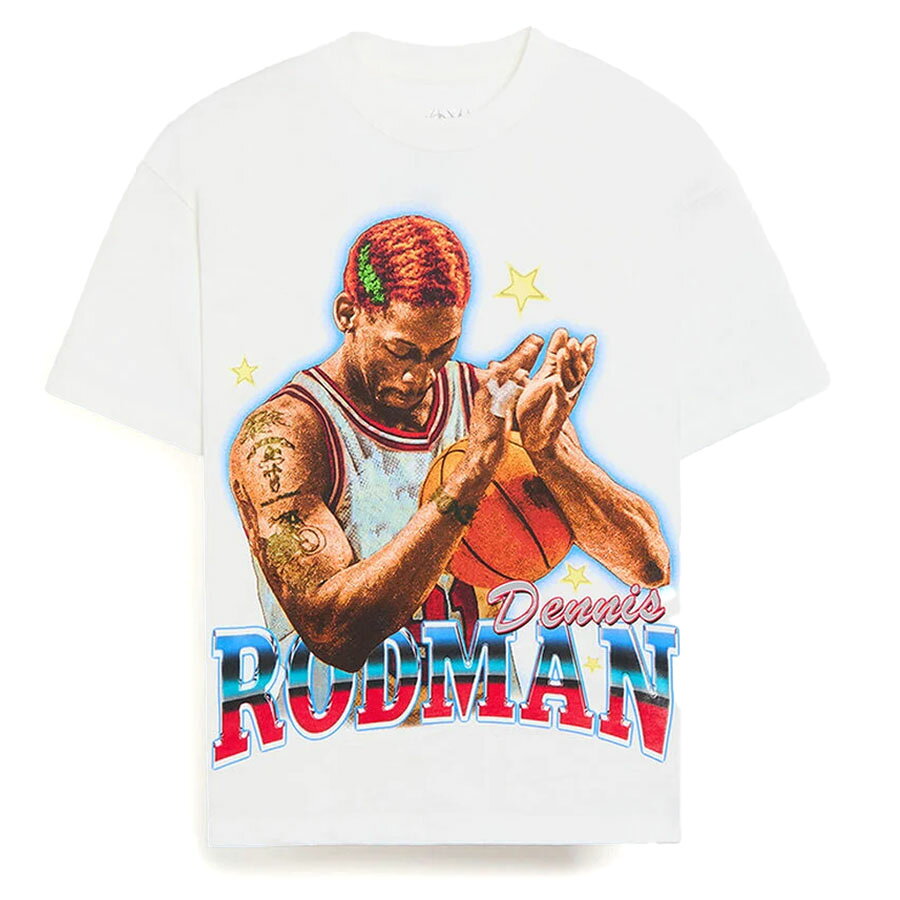 NBA デニス・ロッドマン Tシャツ 【現地買付】Clapper T-Shirt ロッドマンアパレル Rodman Apparel ホワイト 2