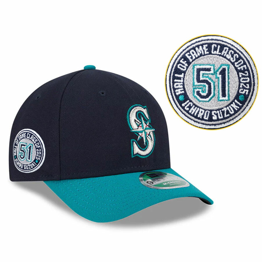 MLB イチロー マリナーズ キャップ 【海外モデル】アメリカ野球 殿堂入り Hall of Fame 9FOTY Adj Hat M-Crown ニューエラ/New Era