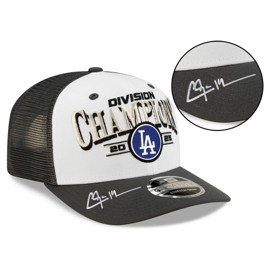 MLB カーショー ドジャース キャップ クロームパッチ 2025 NL West 地区優勝 ロッカールーム 9SEVENTY ニューエラ/New Era