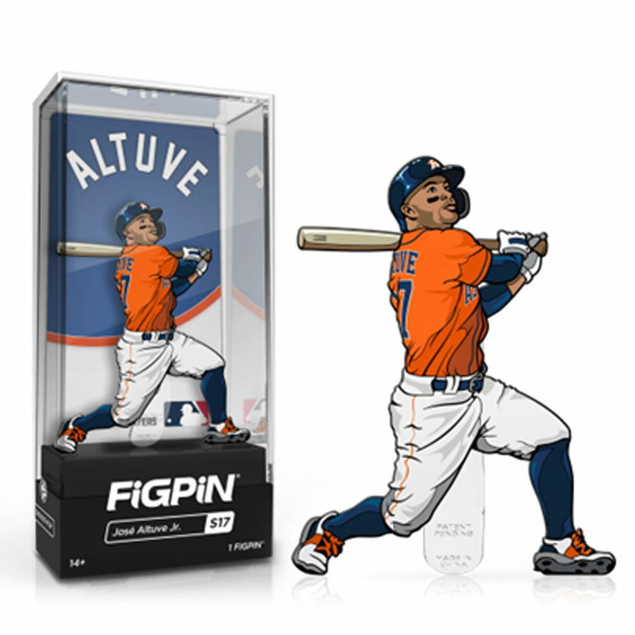 MLB ホセ・アルテューベ アストロズ フィグピン ピンズ ピンバッヂ Classic 3-Inch Enamel Pin FiGPiN