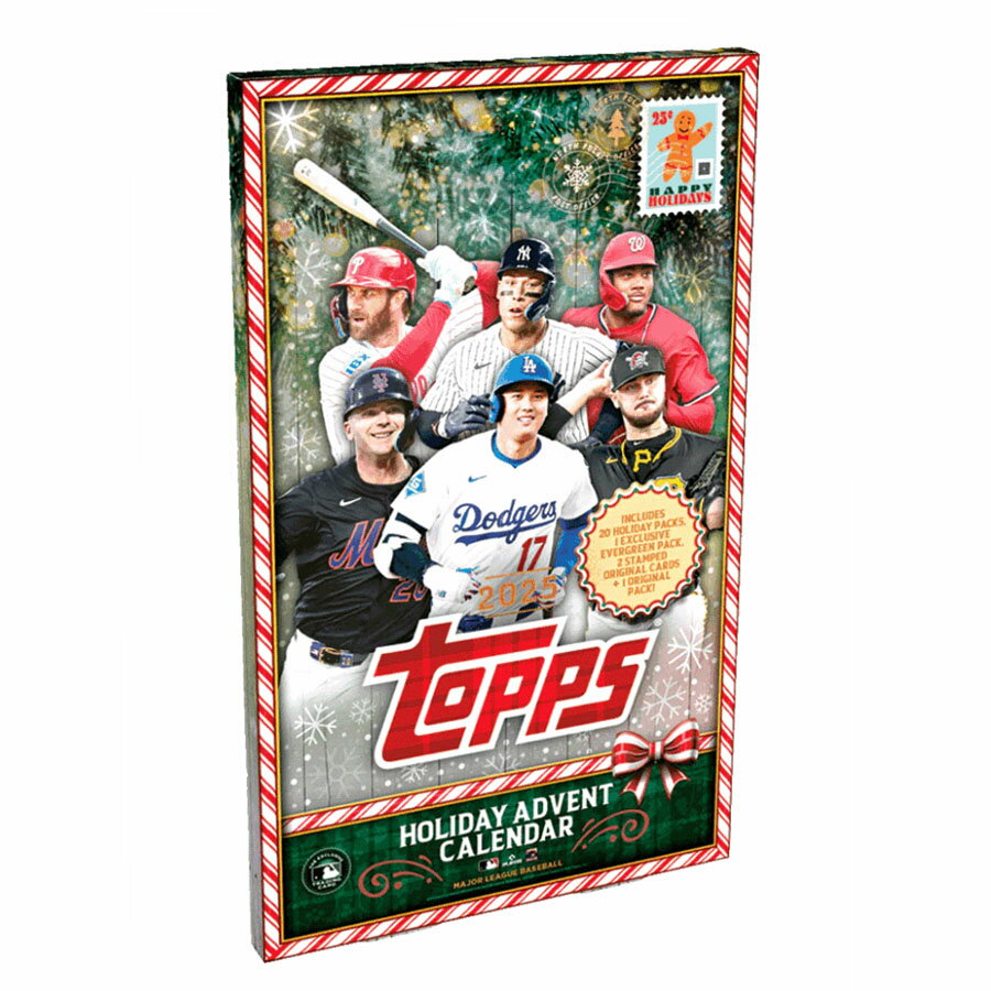 樂天商城 - MLB トレーディングカードボックス 【現地買付品】2025 Topps Holiday Advent Calendar Topps クリスマス