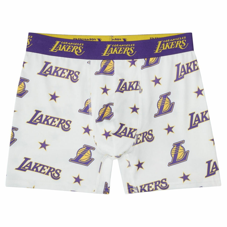 楽天映画エンタメショップ SELECTIONNBA レイカーズ ボクサーブリーフ 【現地買付】ウルトラゲーム Boxer Brief Ultra Game ホワイト