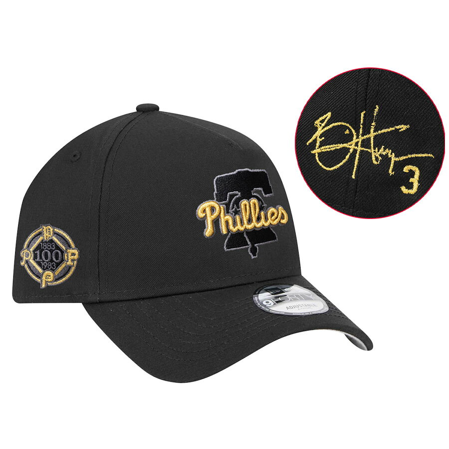 MLB ブライス・ハーパー フィリーズ キャップ 現地買付カスタム 100th Anniversar ...