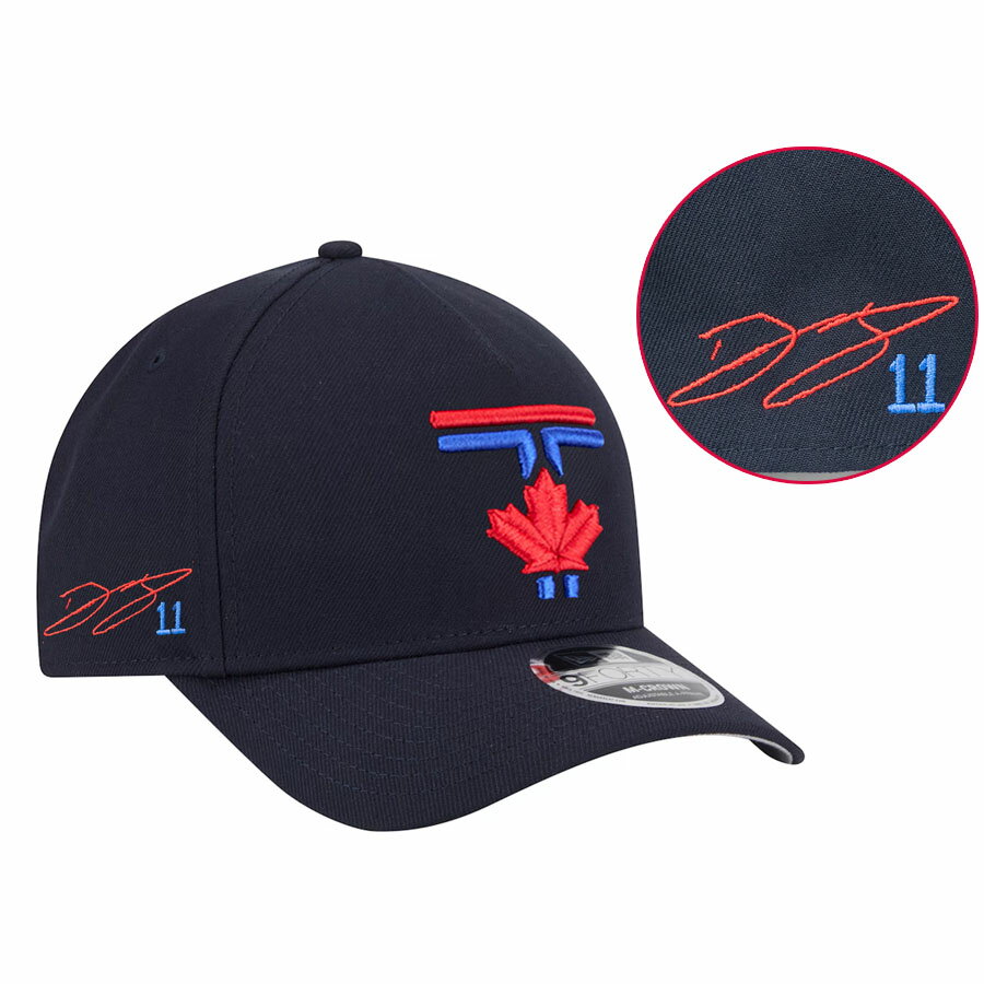 Rakuten - MLB ボー・ビシェット ブルージェイズ キャップ 現地買付カスタム シティーコネクト 9FORTY Hat サイン刺繍 ニューエラ/New Era