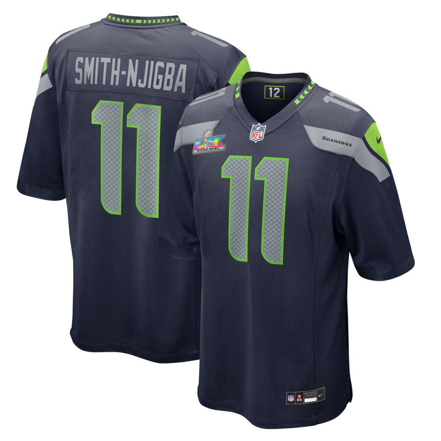 乐天商城 - NFL ジャクソン・スミス＝エンジグバ シーホークス ユニフォーム 第60回スーパーボウル LX Patch Game Jersey ナイキ/Nike カレッジネイビー
