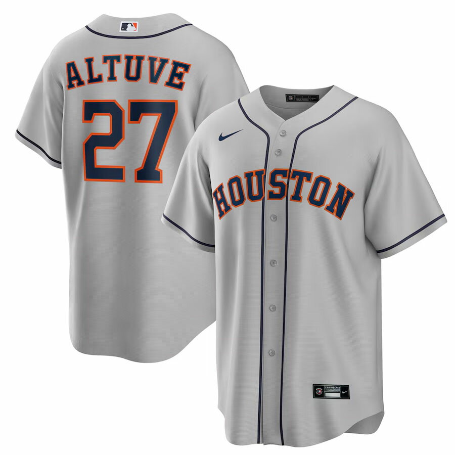 Other - MLB ホセ・アルテューベ アストロズ ユニフォーム 【現地買付】レプリカジャージ Jersey ナイキ/Nike アウェイ グレー