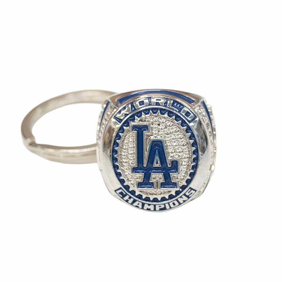 MLB ドジャース キーリング キーホルダー 【現地買付】ワールドシリーズ2024優勝記念 Ring Key Ring Jo..