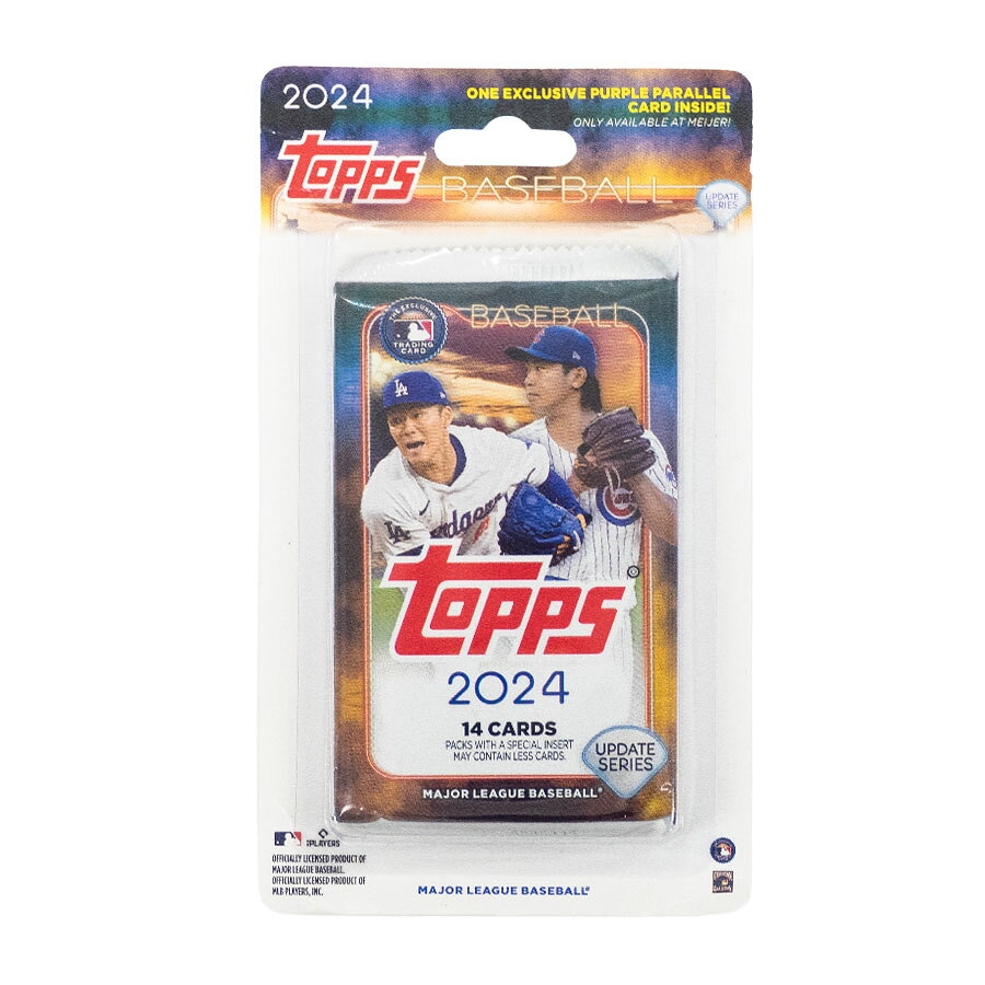 MLB 山本由伸 今永昇太 ドジャース vs カブス トレーディングカード 2024 Series2 Hoddy Pack 1 Parrallel Cards IInside（1Pack 14枚） Topps