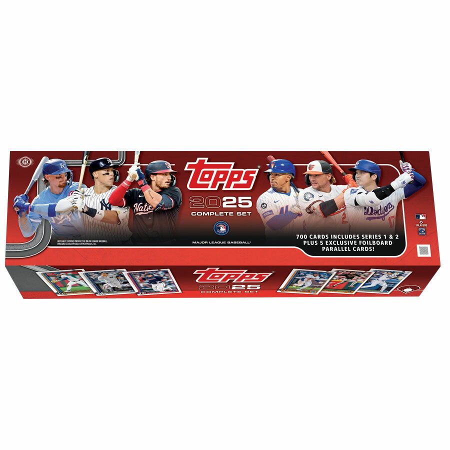 乐天商城 - MLB トレーディングカード 2025 Topps Baseball Complete Set Hobby Box Topps レッド