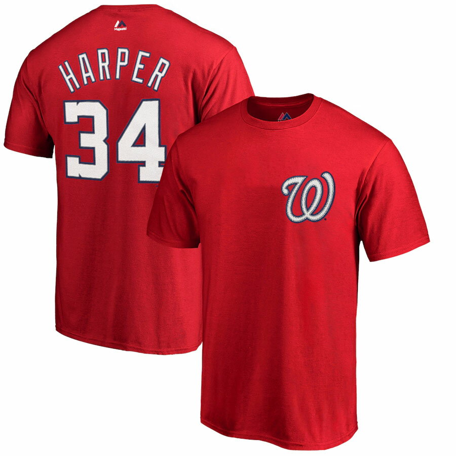 Rakuten - MLB ブライス・ハーパー フィリーズ Tシャツ 【現地買付】【デッドストック】ネーム＆ナンバー T-Shirt マジェスティック/Majestic