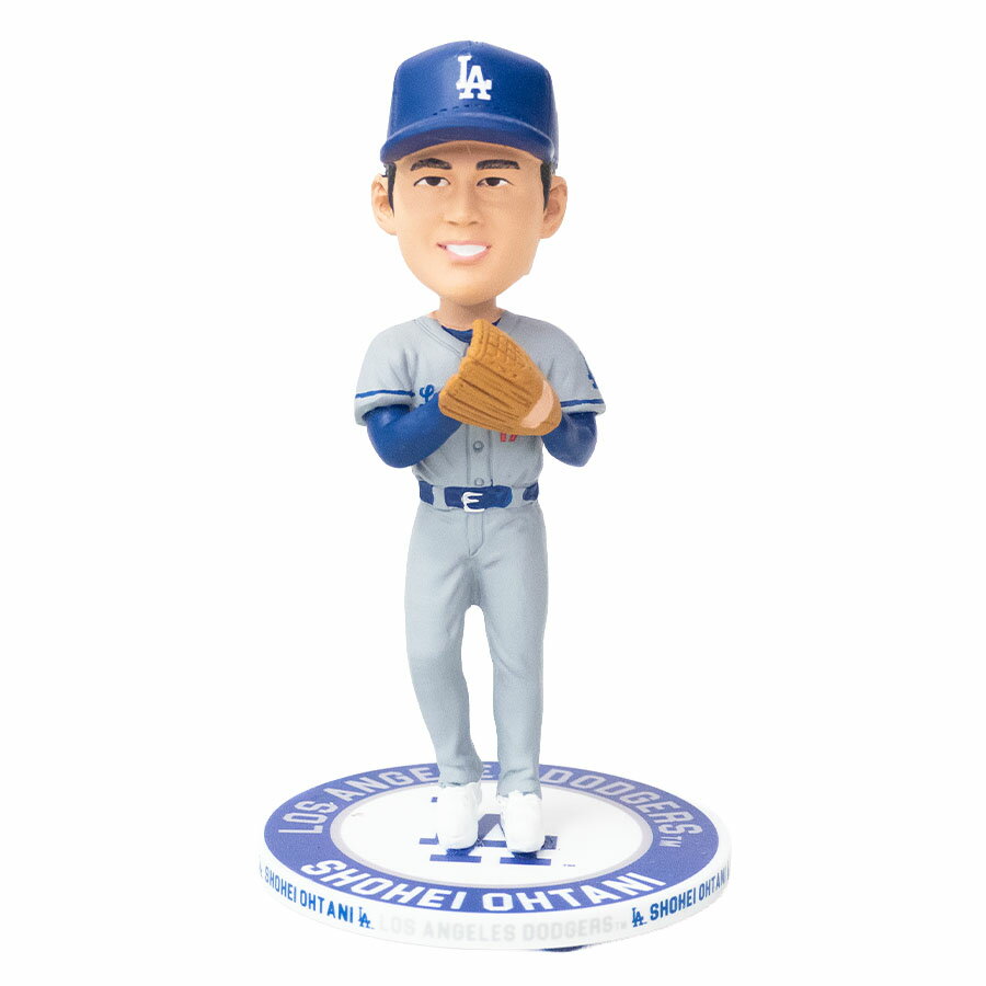 Rakuten - MLB 大谷翔平 ドジャース ボブルヘッド 【2025個限定】Pitching 5 Inch Repeat Name On Base Bobble フィギュア FOCO Away
