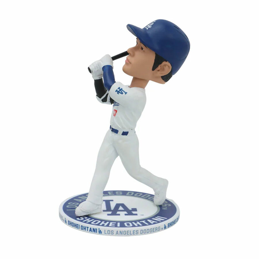 MLB 大谷翔平 ドジャース ボブルヘッド 【2025個限定】Hitting 5 Inch Repeat Name On Base Bobble フィギュア FOCO ホーム