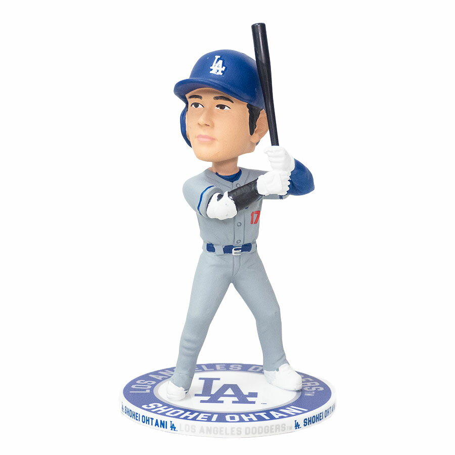 Rakuten - MLB 大谷翔平 ドジャース ボブルヘッド 【2025個限定】Hitting 5 Inch Repeat Name On Base Bobble フィギュア FOCO Away