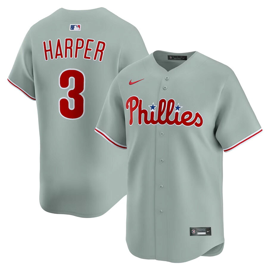 Rakuten - MLB ブライス・ハーパー フィリーズ ユニフォーム Limited Player Jersey ナイキ/Nike ロード