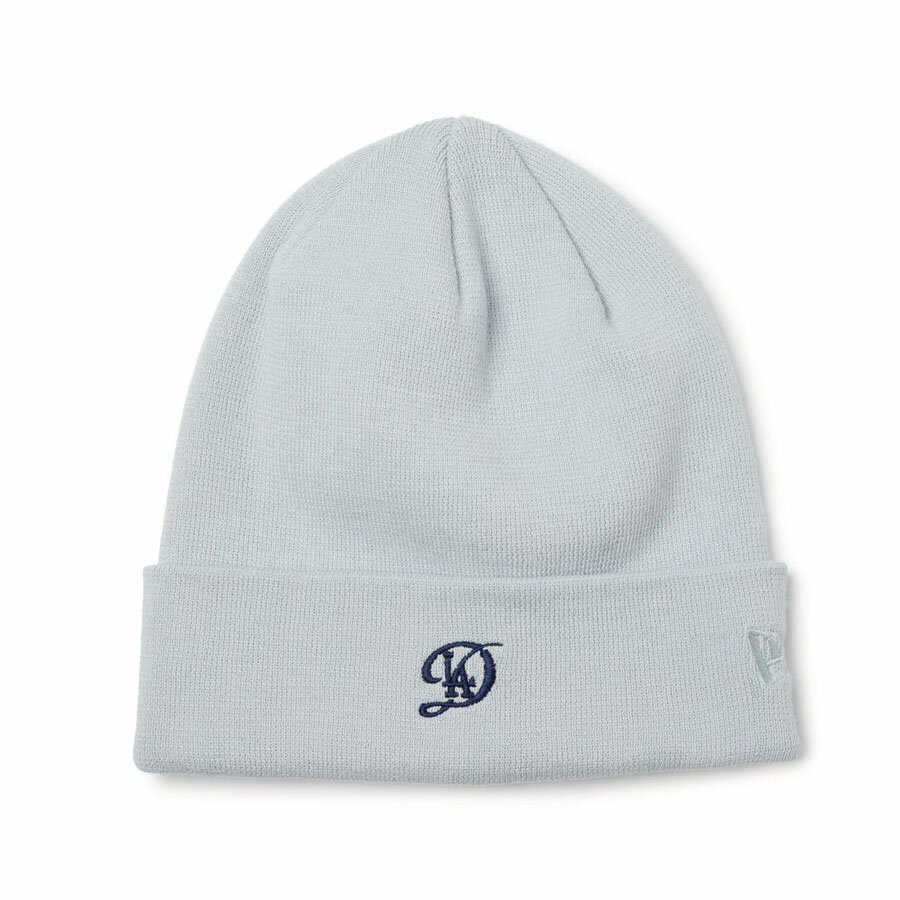 乐天商城 - MLB ドジャース ニットキャップ Basic Cuff Knit Cool Max ニューエラ/New Era グレー