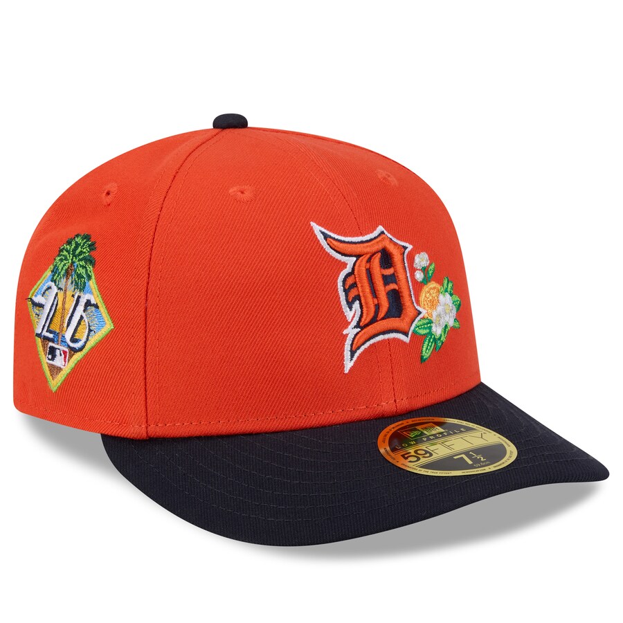 乐天商城 - MLB タイガース キャップ 【海外モデル】2026 スプリングトレーニング 59FIFTY LP ロープロファイル ニューエラ/New Era オレンジ ネイビー