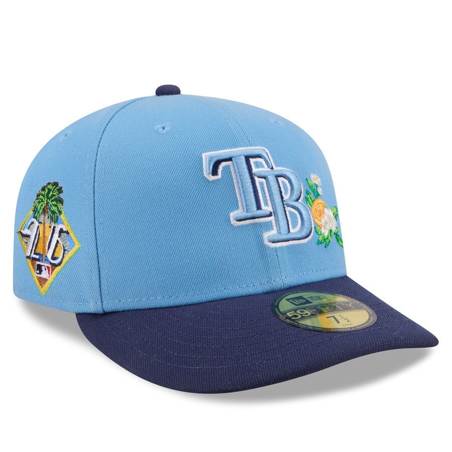 Rakuten - MLB タンパベイ・レイズ キャップ 【海外モデル】2026 スプリングトレーニング 59FIFTY LP ロープロファイル ニューエラ/New Era ライト ブルー