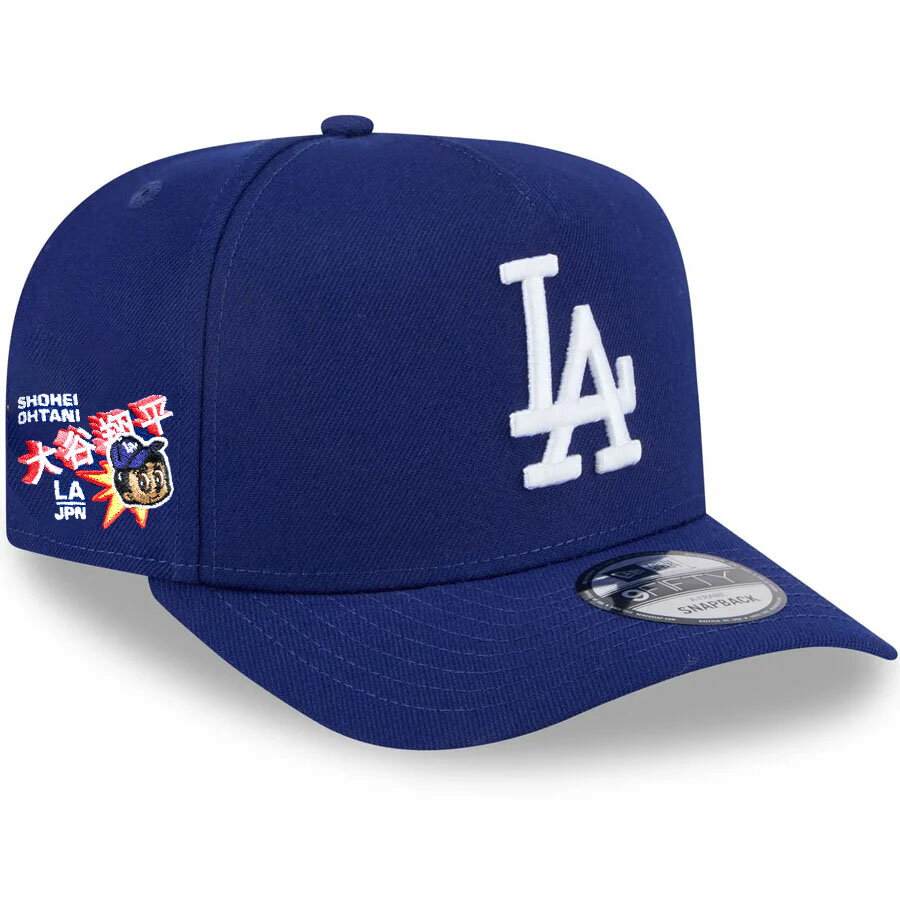 Rakuten - MLB 大谷翔平 ドジャース キャップ 【現地買付】LA x JPN 漢字 アニメ 9FIFTY Snapback Cap ニューエラ/New Era ロイヤル