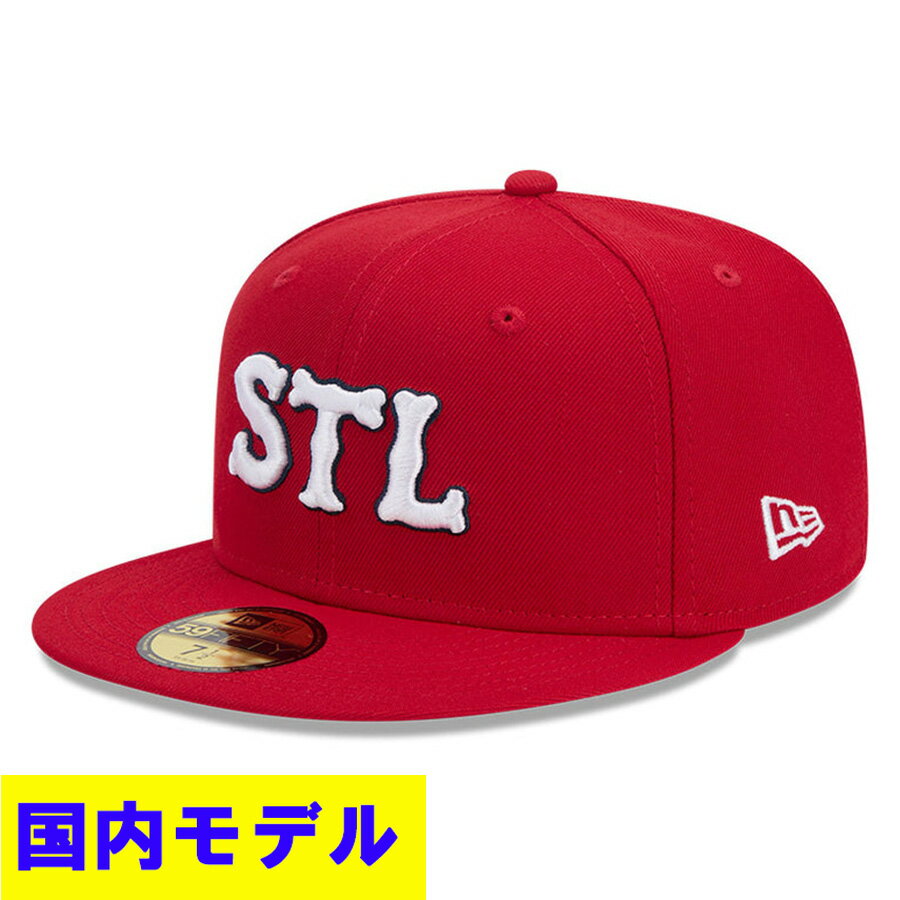 樂天商城 - MLB カージナルス キャップ 【国内モデル】シティーコネクト City Connect 59FIFTY Fitted Hat ニューエラ/New Era レッド【nejp59】