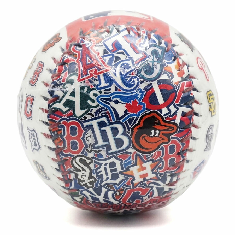 乐天商城 - MLB ベースボール 【スタジアム限定】【ケース付き】 オールチーム Baseball with UV Protection Display Case Rawlings