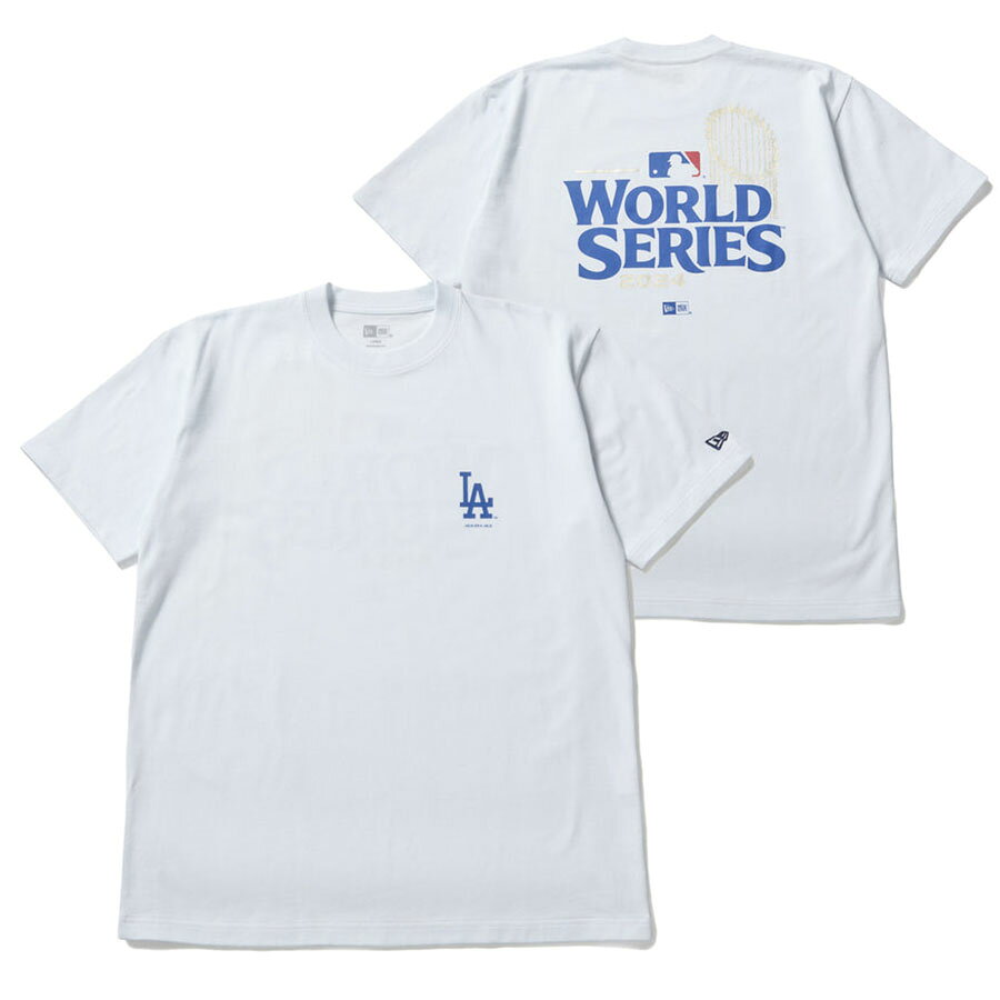 Rakuten - MLB ドジャース Tシャツ ワールドシリーズ2024 Cotton T-Shirt ニューエラ/New Era ホワイト
