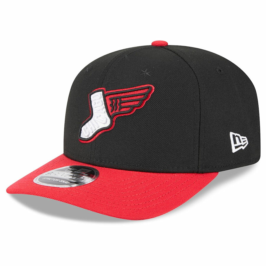 樂天商城 - MLB ホワイトソックス キャップ 【海外モデル】シティーコネクト 9SEVENTY Snapback Hat ニューエラ/New Era ブラック レッド