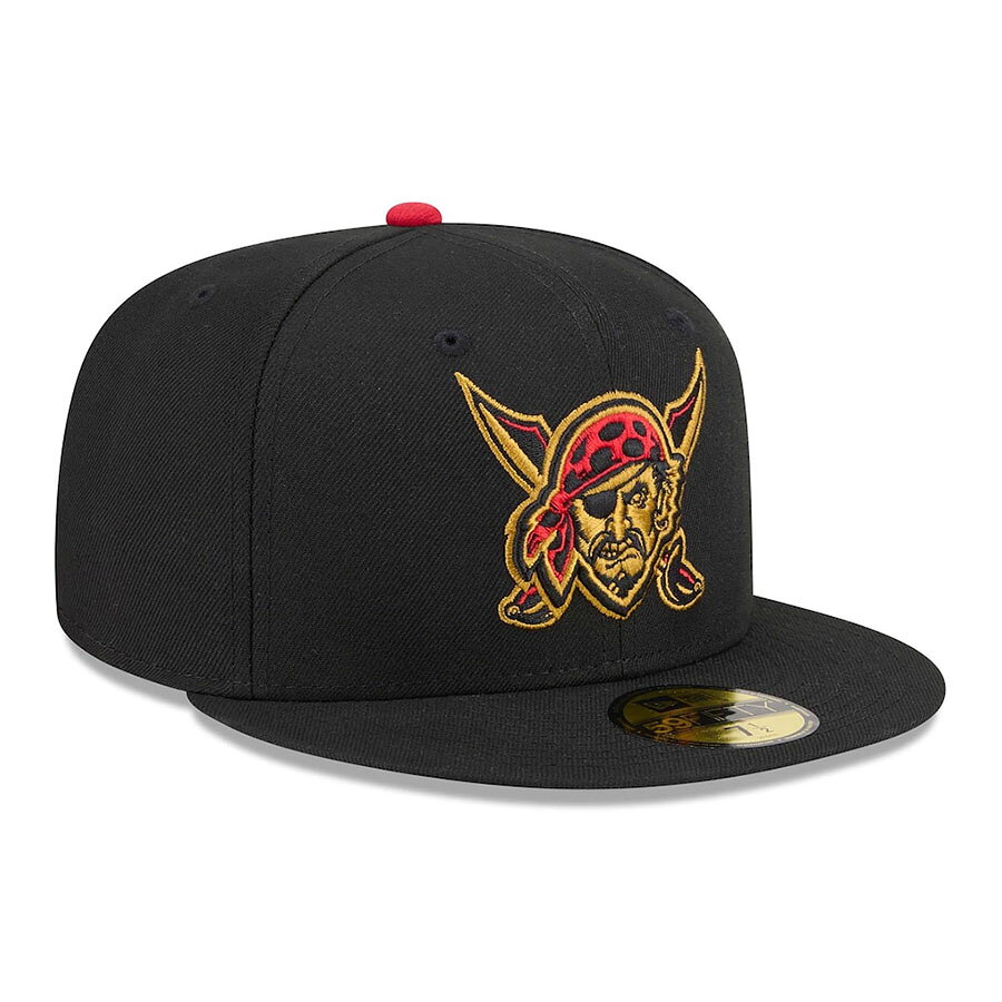 映画エンタメショップ SELECTIONのMLB パイレーツ キャップ 【海外モデル】2026 シティーコネクト On-Field 59FIFTY Fitted Hat ニューエラ/New Era ブラック｜アングル3