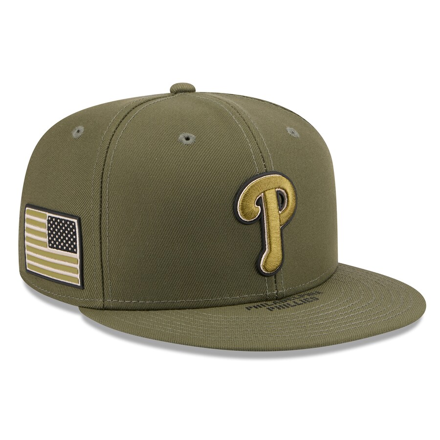 Rakuten - MLB フィリーズ キャップ 【海外モデル】【選手着用】アームドフォーシズデー2026 59FIFTY Fitted Hat ニューエラ/New Era モスグリーン