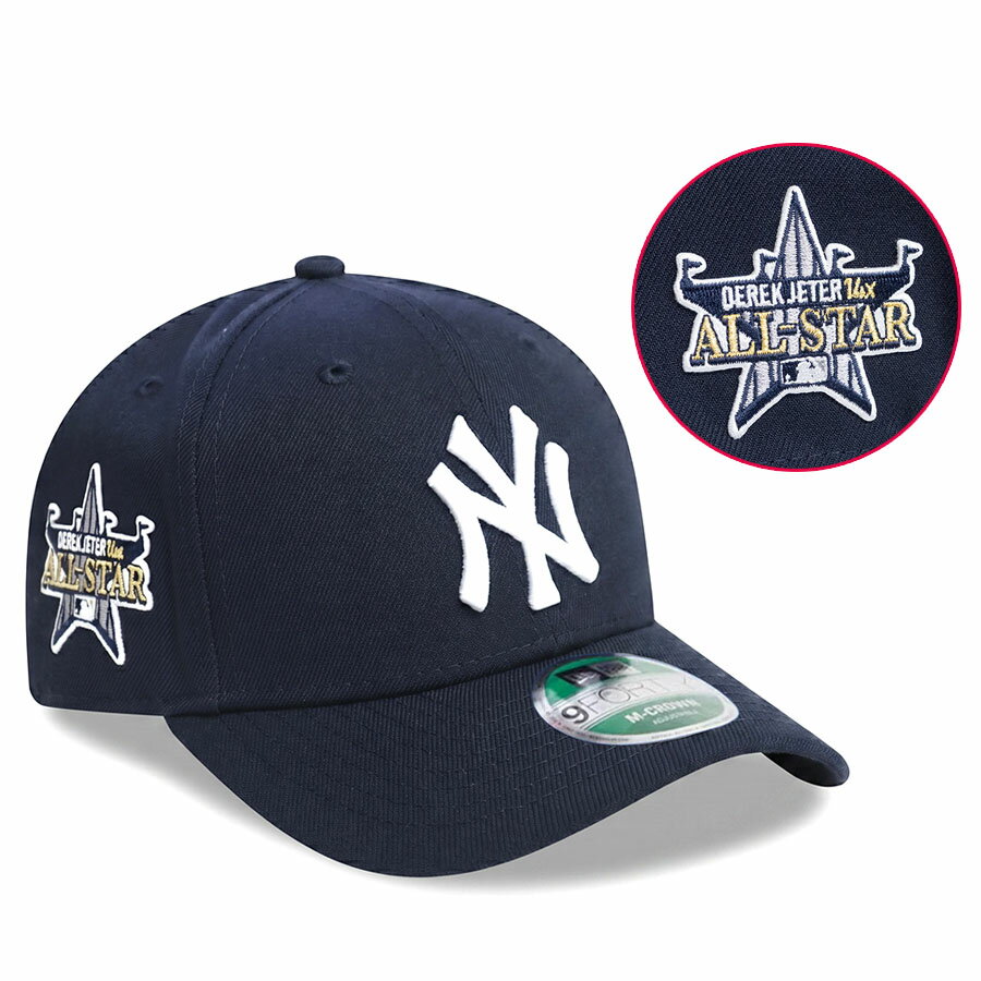 Rakuten - MLB デレク・ジーター ヤンキース キャップ 【海外モデル】殿堂入り 14xオールスターゲーム 9FORTY ニューエラ/New Era ネイビー