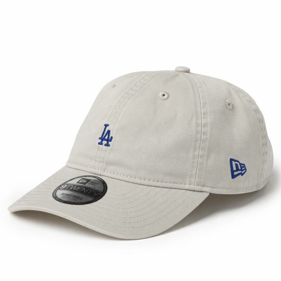 MLB ドジャース キャップ 9TWENTY Washed Cotton Mini Logo Adjustable Hat ニューエラ/New Era ストーン