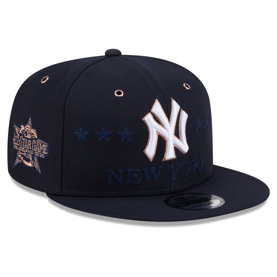 乐天商城 - MLB ヤンキース キャップ 【海外モデル】オールスターゲーム2026 9FIFTY Snapback Hat ニューエラ/New Era ネイビー