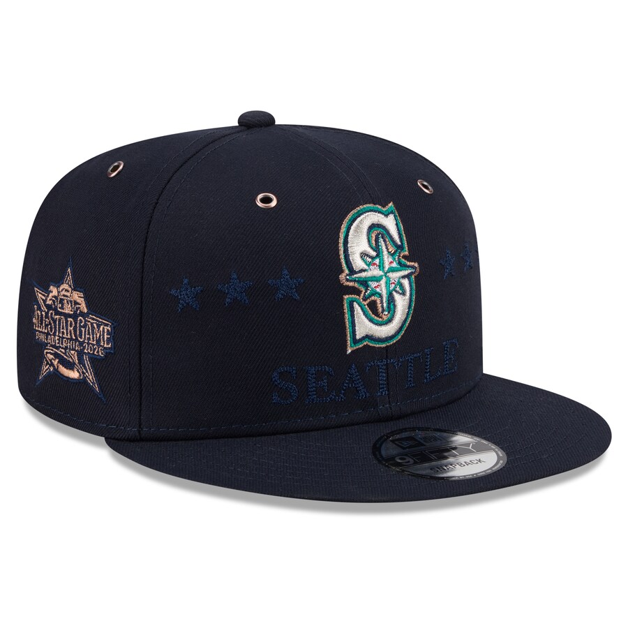 乐天商城 - MLB マリナーズ キャップ 【海外モデル】オールスターゲーム2026 9FIFTY Snapback Hat ニューエラ/New Era ネイビー