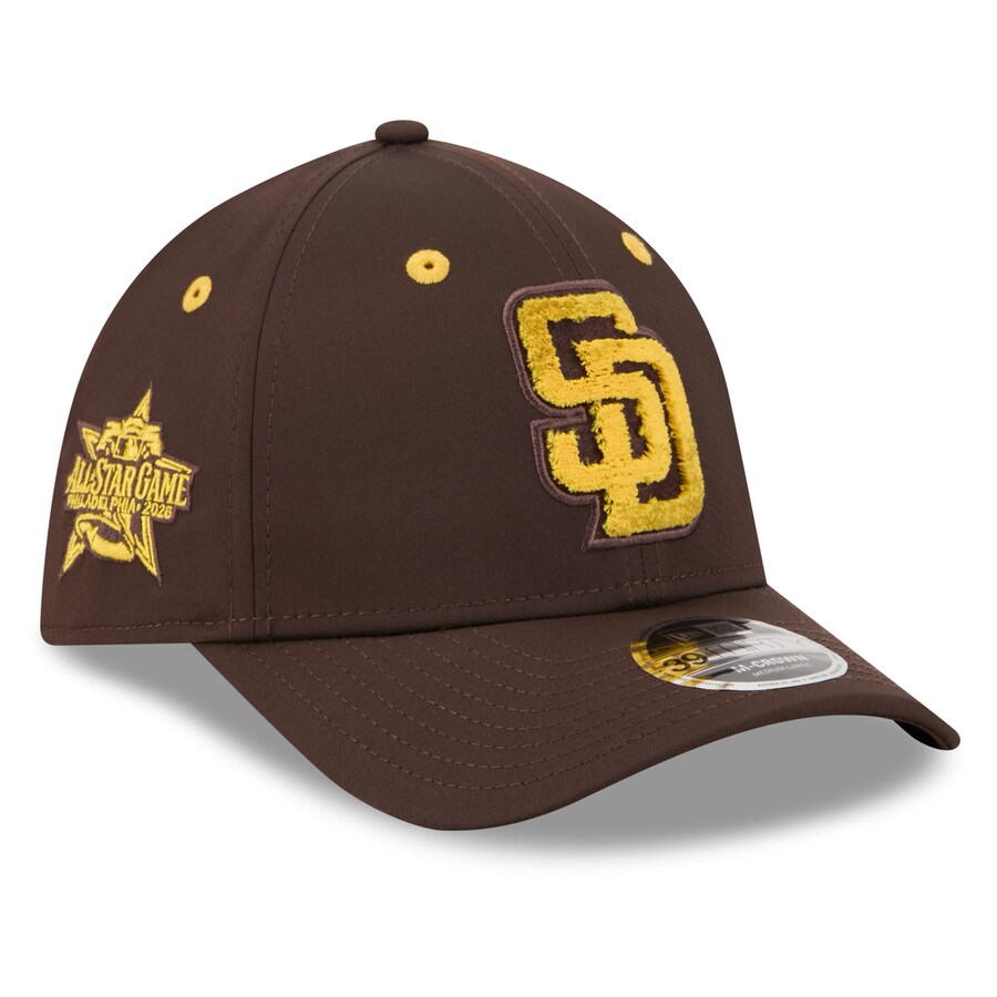 樂天商城 - MLB パドレス キャップ 【海外モデル】オールスターゲーム2026 ワークアウト 39THIRTY M-Crown Flex Hat ニューエラ/New Era ブラウン