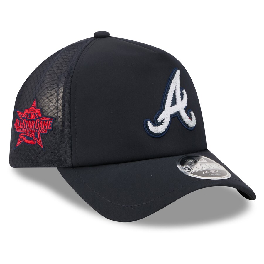 樂天商城 - MLB ブレーブス キャップ 【海外モデル】オールスターゲーム2026 ワークアウト 9FORTY Apex Adjustable Hat ニューエラ/New Era ネイビー