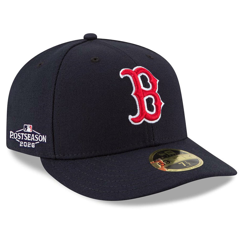 MLB レッドソックス キャップ MLBポストシーズン2026 Side Patch 59FIFTY LP ロープロファイル ニューエラ/New Era ネイビー