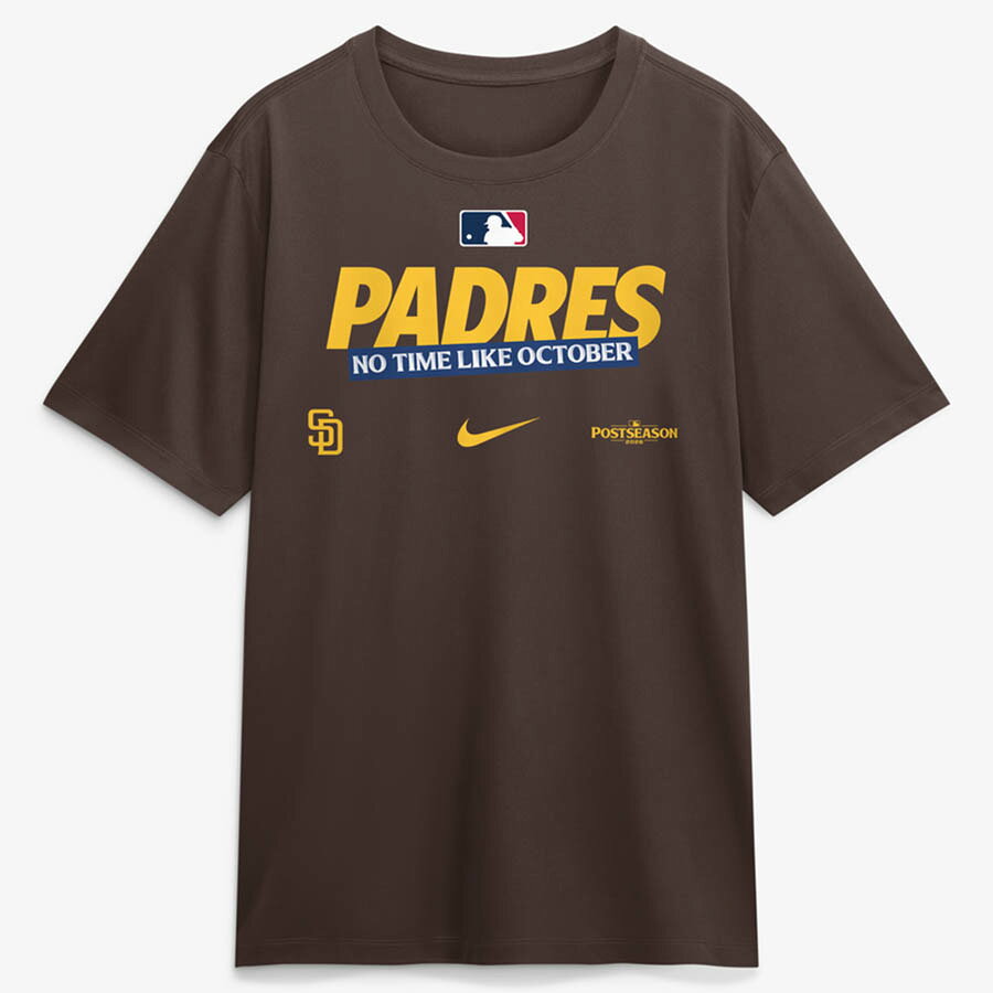 MLB パドレス Tシャツ MLBポストシーズン2026 オーセンティックコレクション AC Legend Dri-FIT T-Shirt ナイキ/Nike ブラウン