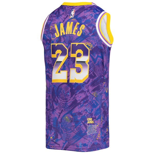 レブロン・ジェームズ ユニフォーム NBA レイカーズ ナイキ Nike パープル メンズ Select Series MVP Swingman Player Jersey