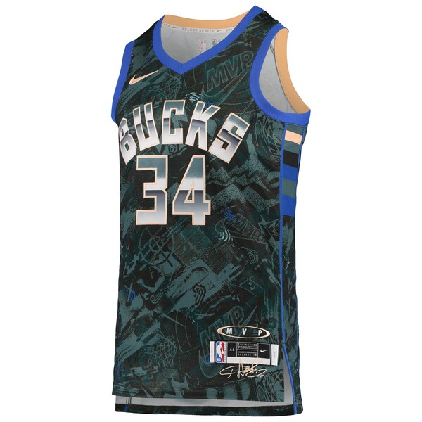 ヤニス・アデトクンボ ユニフォーム NBA バックス ナイキ Nike グリーン メンズ Select Series MVP Swingman Player Jersey