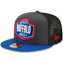 NFL ドラフト 2021 キャップ ビルズ ニューエラ New Era グラファイト ロイヤル 59FIFTY Fitted Hat